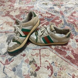 Gucci worn sneakers